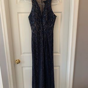 Navy Sequin Dress